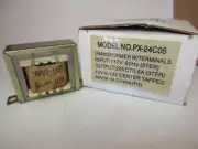 Power Transformer PX-24C05 Secondary 24V CT @ .5A 1/2 Amp (12V-0-12V) Center Tap