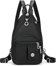 [Momoty] Small Backpack Waterproof Lightweight Daypack Crossbody Sling Bag Casual Travel Bag
