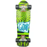 Vision Skateboard Gator II Mini Cruiser COMPLETE - Black/Green - 8"x28.75"