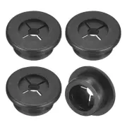 4 Pcs Cable Cord Grommet 7/8 Inch Desk Grommet Flexible Rubber Grommets
