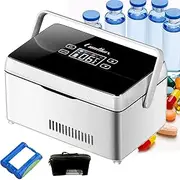 Insulin Cooler Travel Case Box, Mini Insulin Cooler Boxes, Medicine Refrigerated Box, USB Rechargeable Constant Temperature Refrigerator with Bag and Handle
