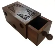 MAGIC TRICK & ILLUSION - NEW TRANSFORMATION BOX - WOODEN ( ANTIQUE APPEARANCE )