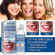 Eelhoe Temporary Tooth Repair Solid Glue Denture Modification Filling Materials Restorative Dentistry Oral Hygiene Denture Care -3245269572135 30ml...