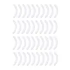 40pcs Eyelash Curler Refill Pads Stretchy Flexibility Eyelash Curler Pads