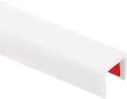 uxcell 10 Ft Rubber Edge Trim, Self-Adhesive U-Channel Edge Protector, Guard Seal Strips Fit for 5/8" Car Doors, Glass, Sheet Metal, Cabinet, White