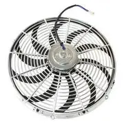 Aeroflow 14" Chrome Electric Thermo Fan, AF49-1027