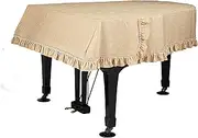 Alps Grand Piano Cover, G-ME, For Yamaha C1, Made in Japan, Jacquard Weave, Beige Ground Pattern, Music Note Pattern