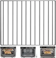 Air Fryer Wire Rack for Ninja Foodi 10 in 1 DT201 DT251 Digital Convection Toaster Oven, 14.4''*11.4'' Stainless Steel Air Fryer Accessories Roasting Steamer Grill Racks Baking Tray Rack