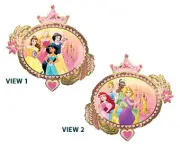 Anagram 34" Large Shape Princesses Mirror Cluster Balloon
