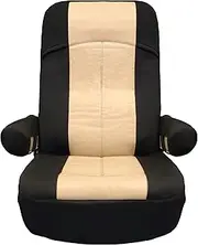 RV Designer C8958, Motorhome Seat Cover, GripFit+, Fits Most Seats, 2-Pack, Black