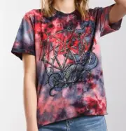 Affliction Women's NAMELESS GHOST Short Sleeve Crew Neck Tee in size LARGE NWT