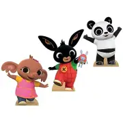 Bing Cardboard Cutout Collection of 3 with Bing, Pando and Sula