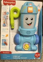Fisher Price Laugh & Learn Light Up Learning Vacuum 12-36M Toddler To Preschool