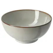 GLADELIG bowl, grey, 19 cm