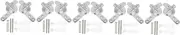 1 Set Toilet Seat Hinge with Bolts and Washers Soft Closing Mechanism Compatible with Toilets Durable Easy Installation