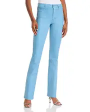 L'Agence Selma High Rise Sleek Baby Bootcut Jeans in Blue Mist