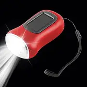 Wind Up Flashlight | Hand Crank Light,Bright Waterproof LED Torch Lamp with Strap Tent Lighting Survival Tool for Fishing Hiking Electricity Outage