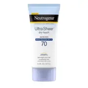 Neutrogena Ultra Sheer Dry-Touch Sunscreen Lotion, Broad Spectrum SPF 70 UVA/UVB
