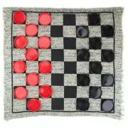 Brybelly Holdings GGAM-501 3 in 1 Jumbo Checker Rug Game