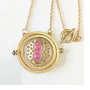 Harry Potter Time Turner Pink Necklace