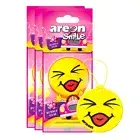 3pc Bubble Gum Scent Hanging Air Freshener Office Home Fragrance Car Mirror Hang