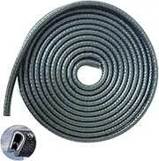 Edge Trim Black Small, Flexible PVC Edge Protector,Rubber U Channel Edge Trim,Fits Edge 1/16 to 1/8 Inch (32FT)