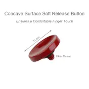 2PC Dark Red Soft Shutter Release Button for Leica M9 M8 M7 M6 M3 M2 M1 M-E