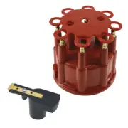 Small Big Block Ready To Run/Pro Billet Cap&Rotor Kit V8 CHEVY GM FORD DODGE RED