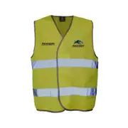 Penrith Panthers NRL Hi Viz Work Vest With Reflective Tape Yellow