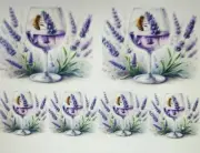 Water Slide Decals Wine And Lavender Ceramics And Crafts Not For Kilbs