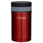 Thermos Thermo Cafe Vacuum Insulated Food Jar with Spoon - 500ml - Red