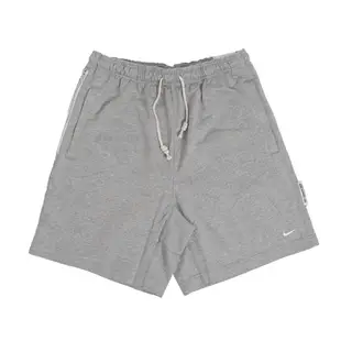 Nike 短褲 Standard Issue 男女款 灰 透氣 拉鍊口袋 膝上褲 籃球褲【ACS】 DQ5713-063