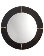 Jamie Young Round Cross Stitch Mirror
