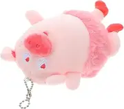 FAVOMOTO Xiuxiu Pig Doll Key Chain Pendant Plush Keychain Pendant Plush Charms Key Ornament Hanging Keychain Charms Plush Pig Ornament Pig Pendant for Keychains Plush Pig Pendant