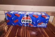 Pepsi Wild Cherry Soda Pop 12 Pack of 12 fl oz Cans