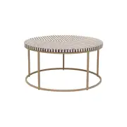 Tino Bone Inlay Round Coffee Table