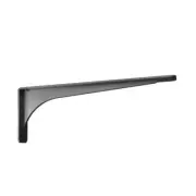 Gladiator 19 In. L Black Steel Heavy Duty Floating Shelf Bracket