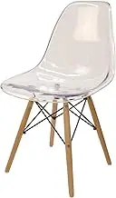 Replica DSW Eiffel Chair | Clear | Natural Legs