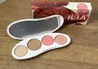 ILIA The Ethereal Baked LIGHT Face Palette Bronzer Highlighter & Blush NIB New!
