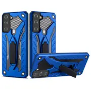 For Samsung Galaxy S21+ Plus Case Armour Shockproof Tough Cover Kickstand Blue