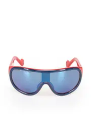 Red Mirrored Shield Sunglasses