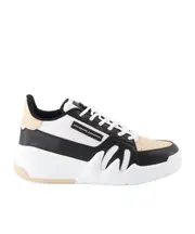 Giuseppe Zanotti Talon Logo Patch Panelled Sneakers 37.5,37 White
