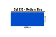 Clear Color 132 Medium Blue Filter Sheet - 1200mm x 500mm