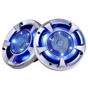 2 MaxTurbo Car Audio Speakers 6.5" Inch LED Light 500W 3-WAY Pair Component 17cm