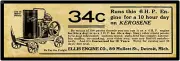 1912 Ellis Engine Co. Gas Engines 6 HP Model - New Metal Sign: Detroit, Michigan