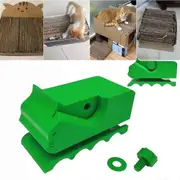 Handheld Cutting Tools Safe Cardboard Cutter for Cat Scratchers Cardboard, Make Your own CAT SCRATCHER Green