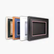 3-D, Deep shadow box frame, 18x24", 20x24" size, Oak, White, Black, Teak,with to