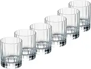 Luigi Bormioli Rock Glass, Clear 8.0 fl oz (255 ml), Whiskey, LU30, Set of 6