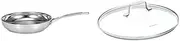 Impact Fry Pan, 24 cm,Silver and Scanpan Impact Glass Lid, 24 cm