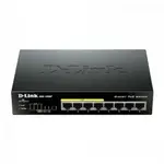 友訊 D-LINK DGS-1008P 8埠10/100/1000BASE-T 4埠POE供電 網路交換器 原廠公司貨